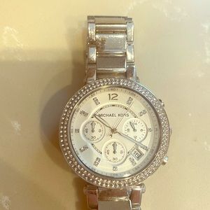 MK-5353 Chronograph Parker Stainless Steel Watch